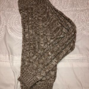 Light brown cowl sweater